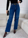 Wide leg jeans tmavo modré M 173