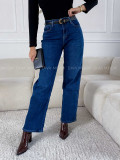 Wide leg jeans tmavo modré M 173